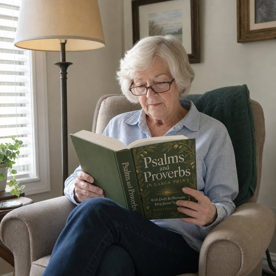 Psalms and Proverbs in Large Print