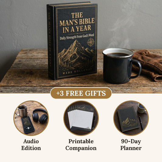 The Man's Bible in a Year with 3 free gifts