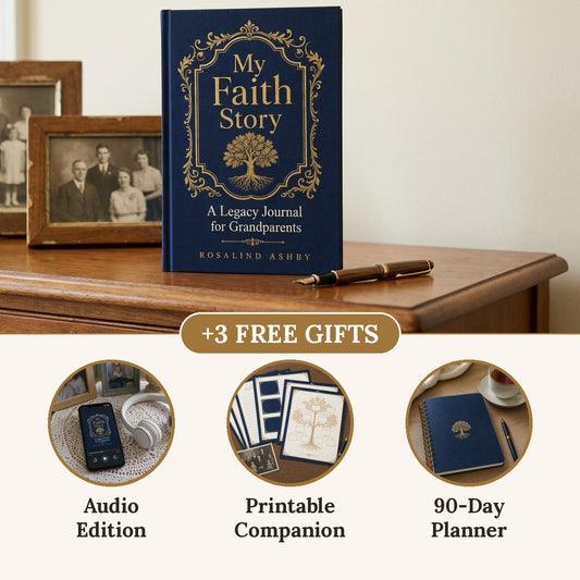 My Faith Story legacy journal with 3 free gifts